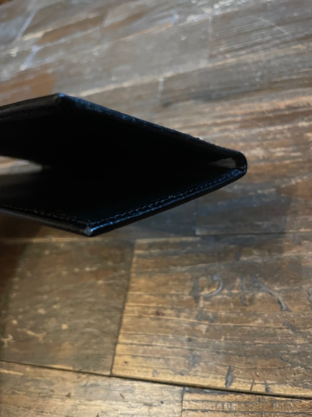 Lauren Ralph Lauren Croc Embossed Leather Wallet Checkbook Holder - Picture 5 of 9